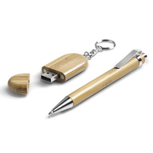 Canetas personalizadas rj, canetas ecológicas de banbú com Pen drive.