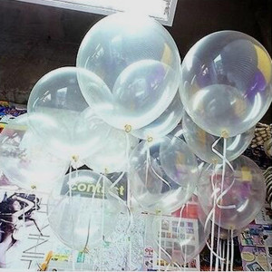 Bolas transparentes rj, para festas de crianças.