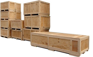 caixas de madeira para transportar equipamentos